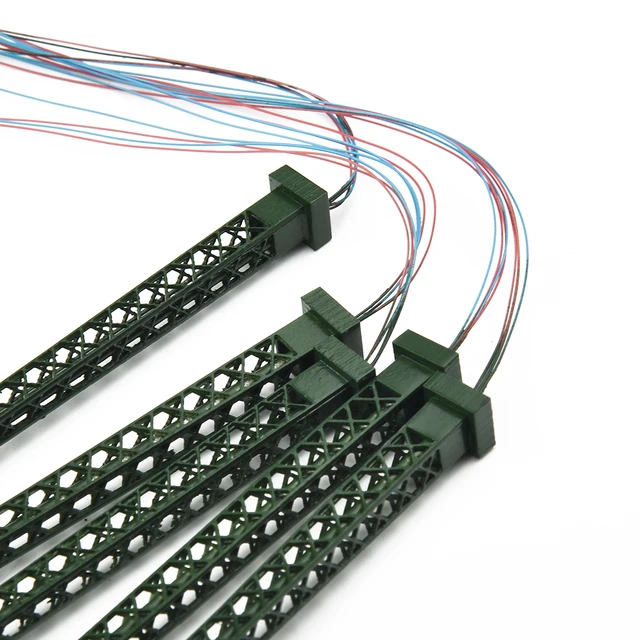 5Pc 1: 87 Suitable For H0 Gauge Model Railway Lights Lattice Mast Light Gauge H0 Light Layout Model Building In Stock