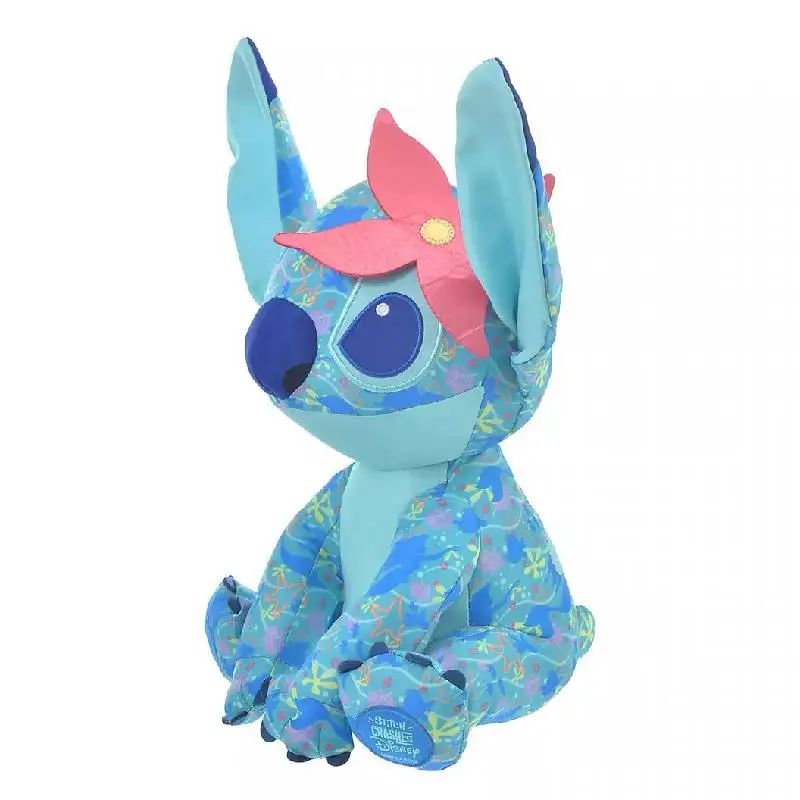 2023 Limited Cartoon Lilo & Stitch Edition Stitch Rose Doll Plush Toy Kawaii Comfort Doll Birthday Gift For Girls Genuine Disn