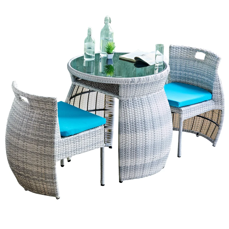 

Outdoor Patio Furniture Garden Furniture Sets Modern Balcony Restaurant Rattan Chair Creative Homestay Courtyard Leisure Chairs
