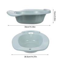Bath Toilet Sitz Bidet Adult Wipes Collapsible Bathtub Squat Free Basin Postoperative Care Portable 2