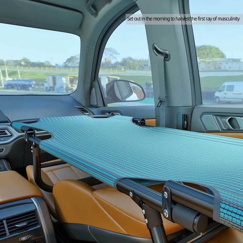 Vehicle Multi-Function Car Bed Car Modified Bed Co-pilot Sleeping Camping Portable Folding Rear Seat Travel