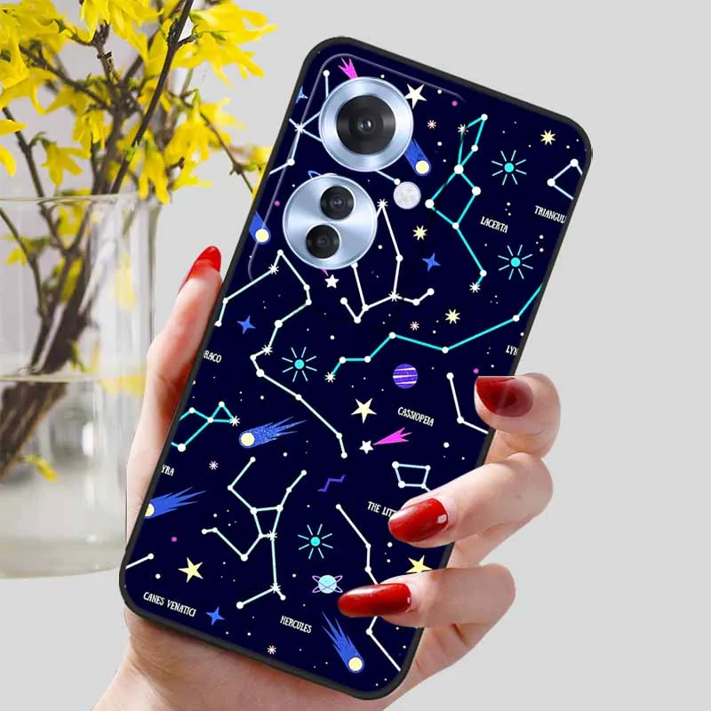 Black Marble Print Silicone Phone Cover - Fashionable Protective Shell and Soft TPU Case