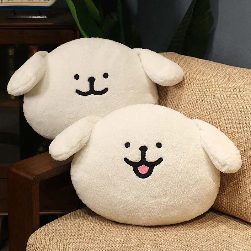 

Kawaii мягкая Корейская популярная Мальтийская собака, плюшевая мягкая игрушка, кукла, Подушка для спальни, диванная подушка, милая детская, подарок для девушки на день рождения