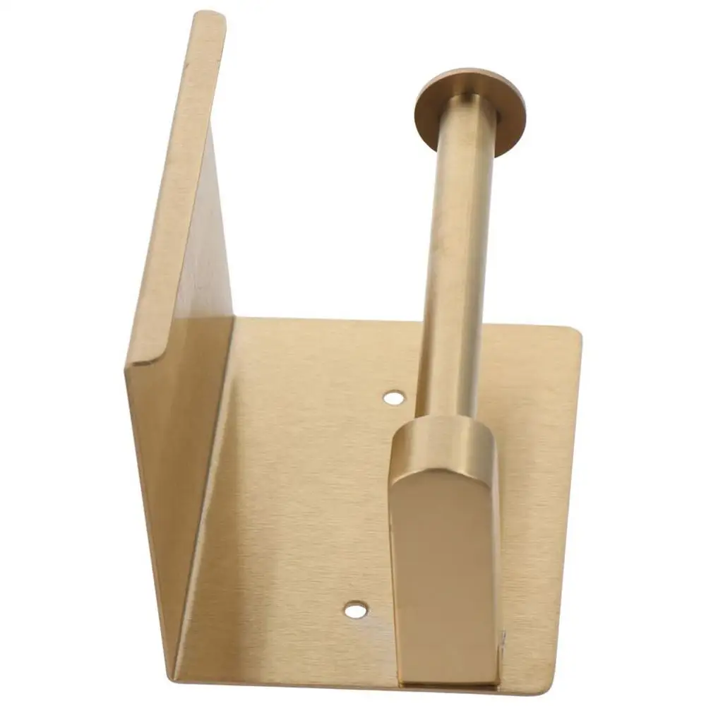 Stainless Steel Toilet Paper Holder Drilling Wall Mounted Modern/Fashion Wall Mounted Phone Shelf Gold Storage Shelf Washroom toilet paper holder,toilet paper rack,toilet roll holder