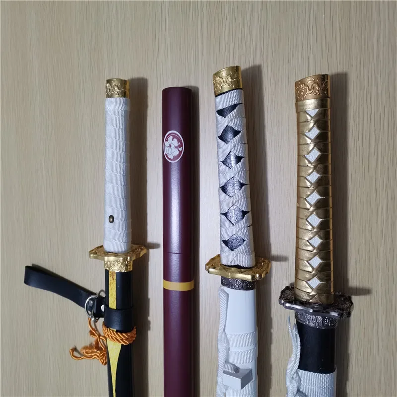 Cosplay Gokotai Wood Sword Katana Role Playing Hirano Toushirou Wood Prop Midare Toushirou Weapon Model 55cm