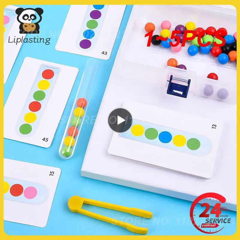 

Бусины-клипсы для обучения детей, 1-5 шт.