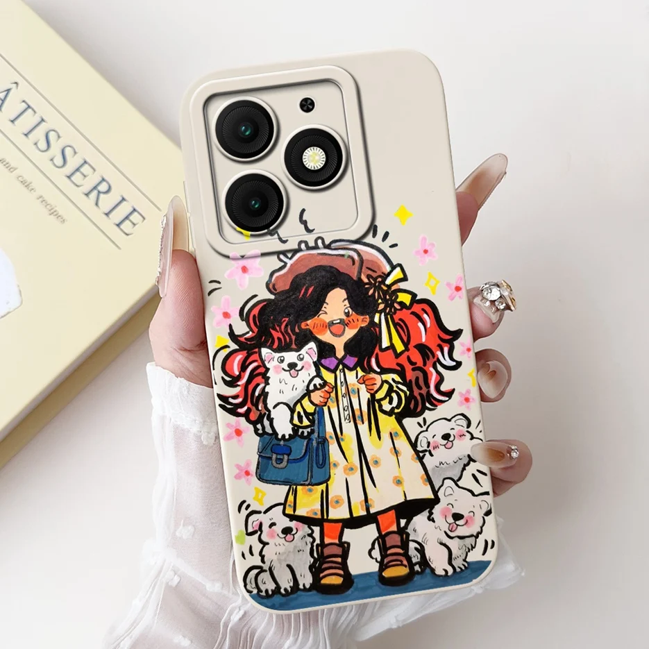 Cute Fashion Cartoon Soft TPU Phone Case - Stylish Protective Back Cover Bumper