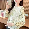 Sweatshirt Feminine Lace Slimming Versatile Age-Reducing Pullover Top 1