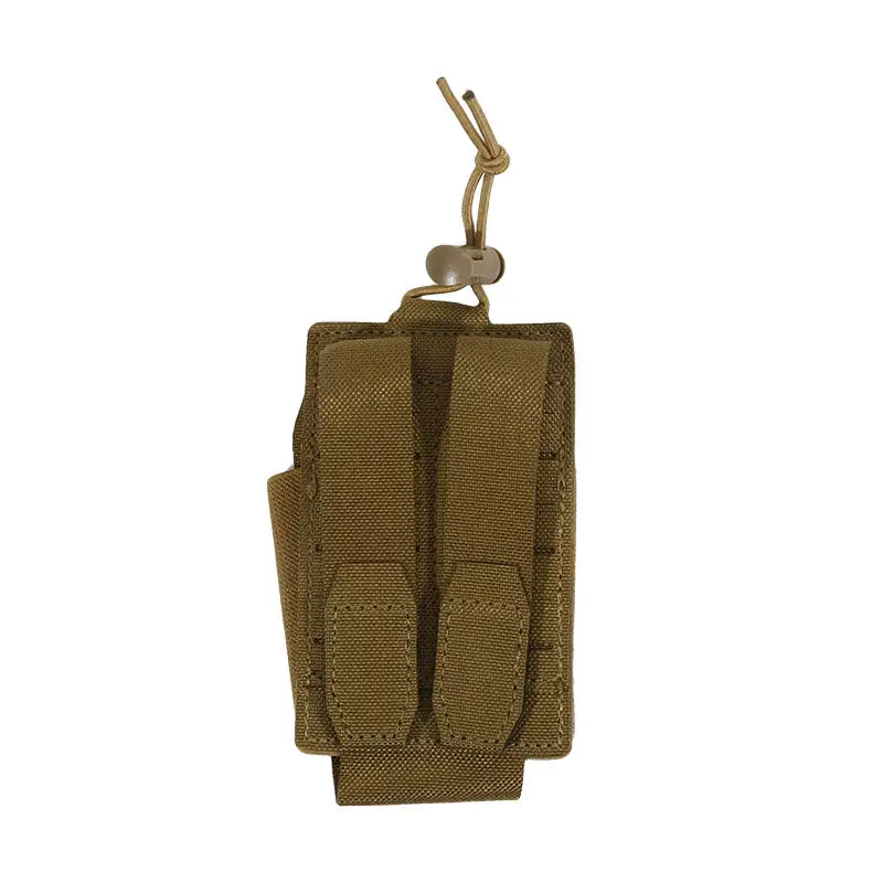 1 Stück Taktische Walkie-Talkie-Tasche Nylon Molle Funkgeräte-Tasche Tragbare Outdoor-Jagd-Sport-Telefonhalterung Interphone-Holster – Detail 26