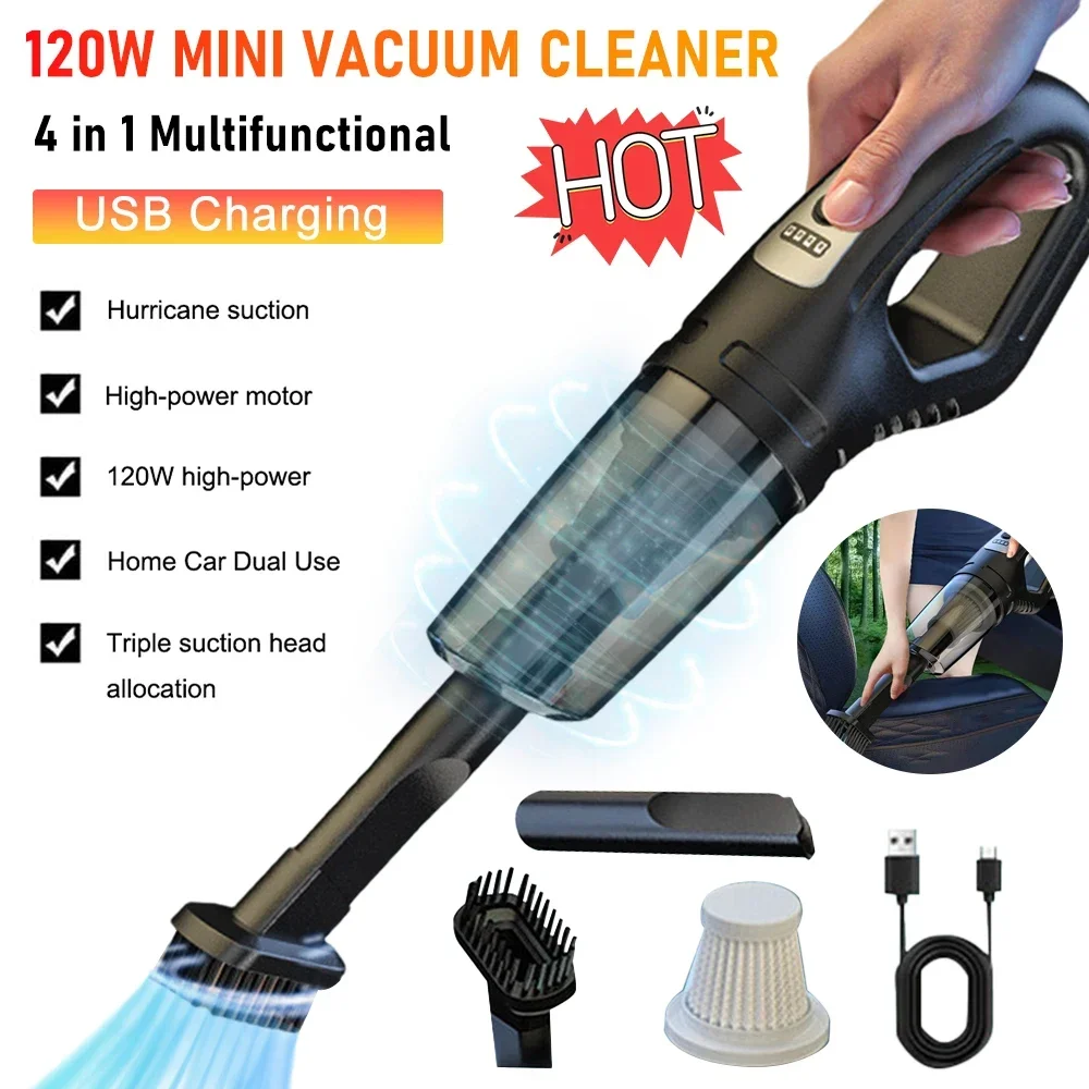 Wireless Car Vacuum Cleaner Handheld Portable