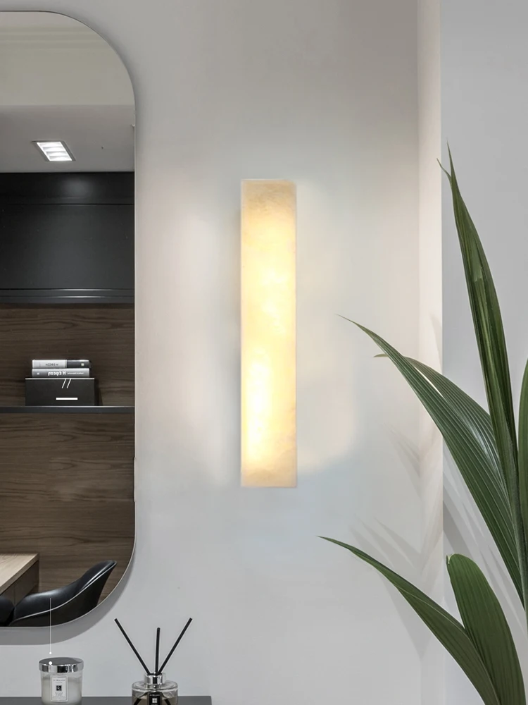 

Natural Marble Series 2023 New Trend LED Dimmalbe Wall Light Wall Sconce Wall Decor Arandela Externa For Corridor Bedroom Foyer
