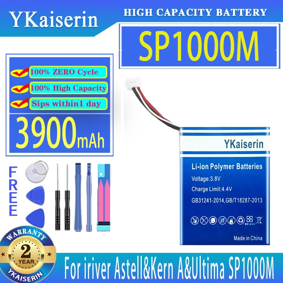 

YKaiserin 3900mAh Replacement Battery For iriver Astell&Kern A&Ultima SP1000M Batteries
