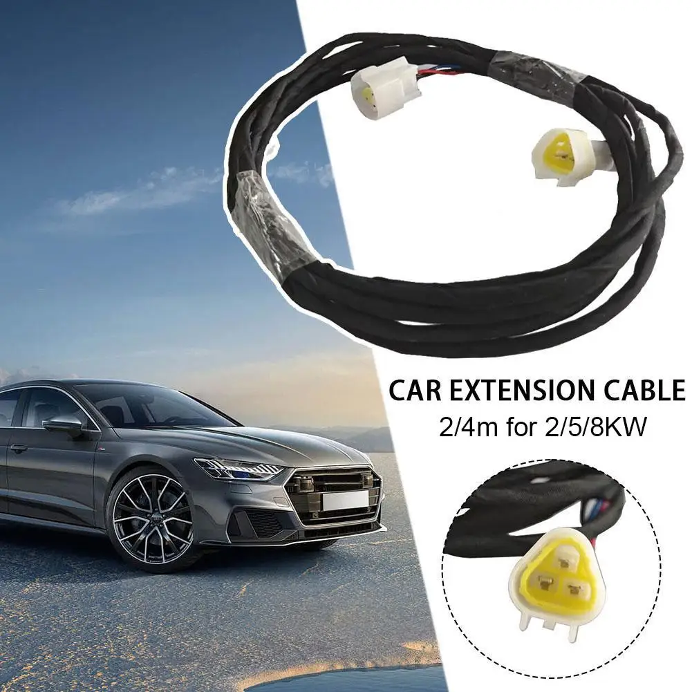 2/3/4M Diesel Heater Lcd Screen Extension Cable 5kw 2kw 8kw Diesel Heater Cable Adapter 12V Car Accessories