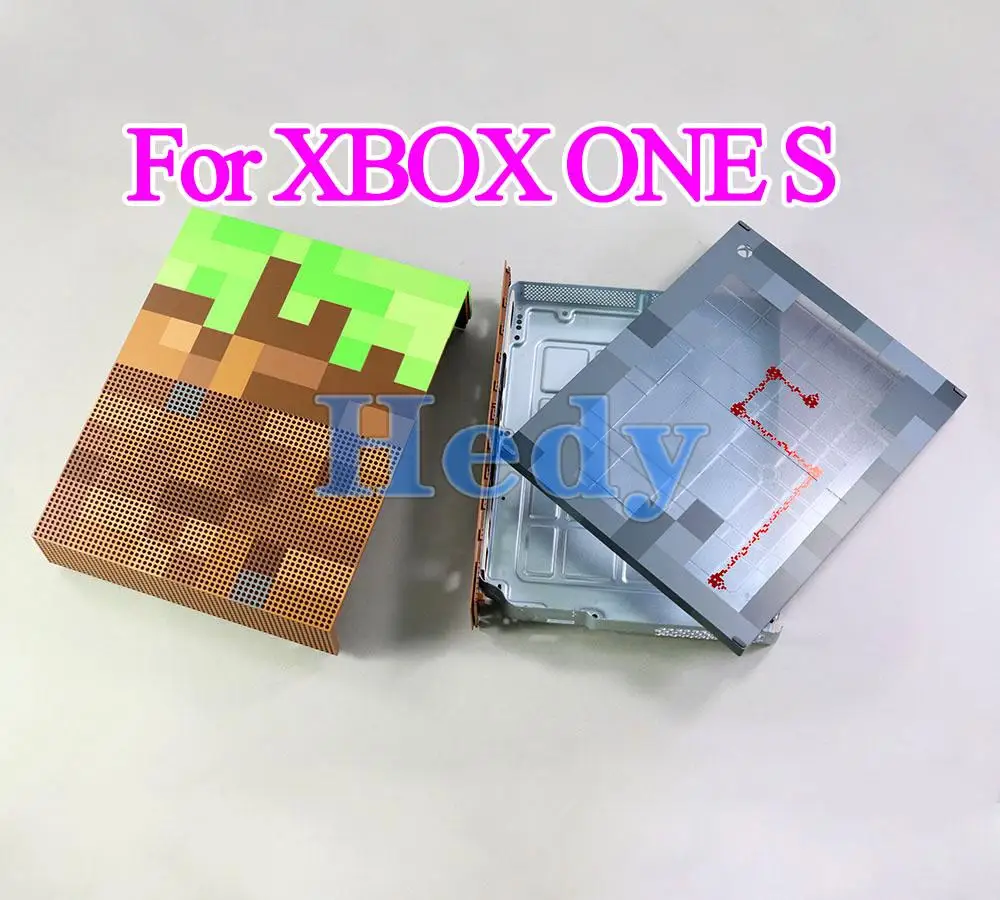 1Pc Pattern Metal World Per Il Xbox One S Hard Cover Skin Shell Panels Per Il Xbox One Slim Antigraffio Antipolvere Originale Nuovo
