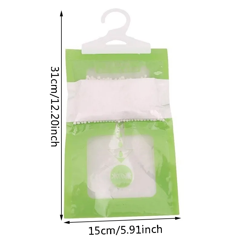 Home Moisture Bag Anti-Mold Desiccant Bags Portable Hanging Wardrobe Dehumidizer Closet Hygroscopic Bag Hanger Drying Agent New 3