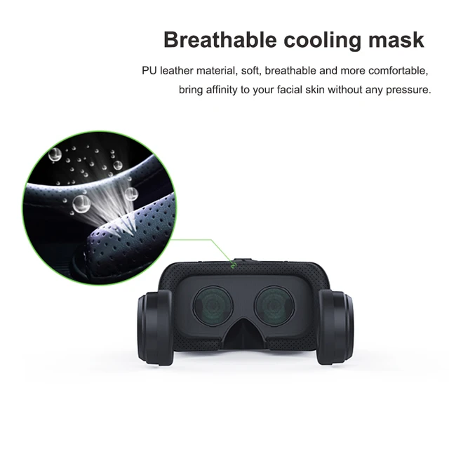 VR Helmet 3D Glasses Virtual Reality Headset For 5.5-7.2 inch Smartphone Smart Phone Goggles Video Game Binoculars 5