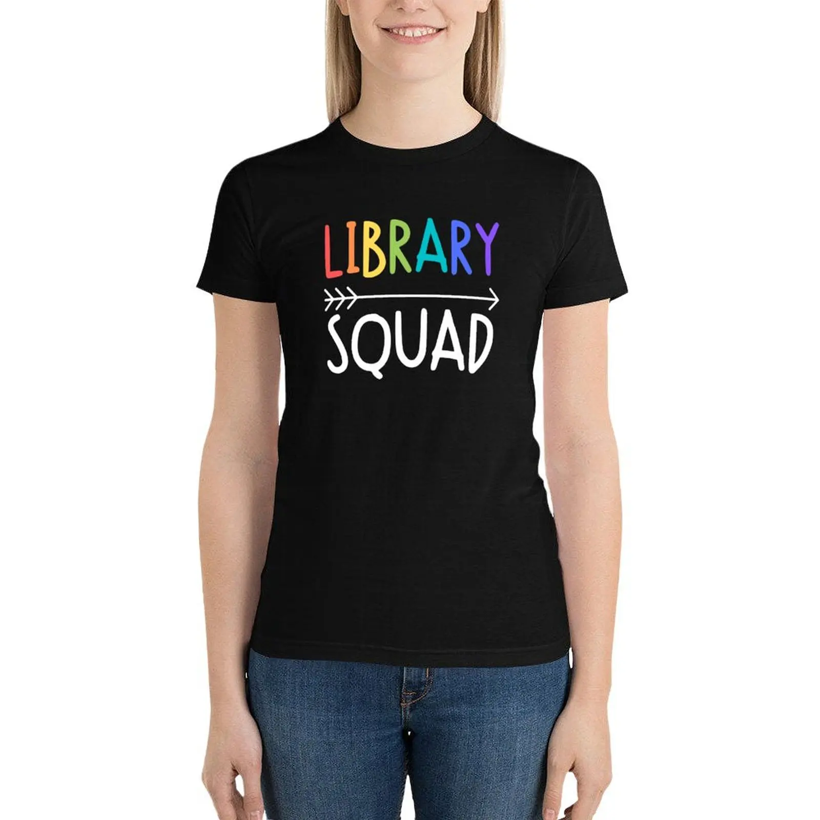 Library Squad T-Shirt Female clothing hippie clothes clothes for Women