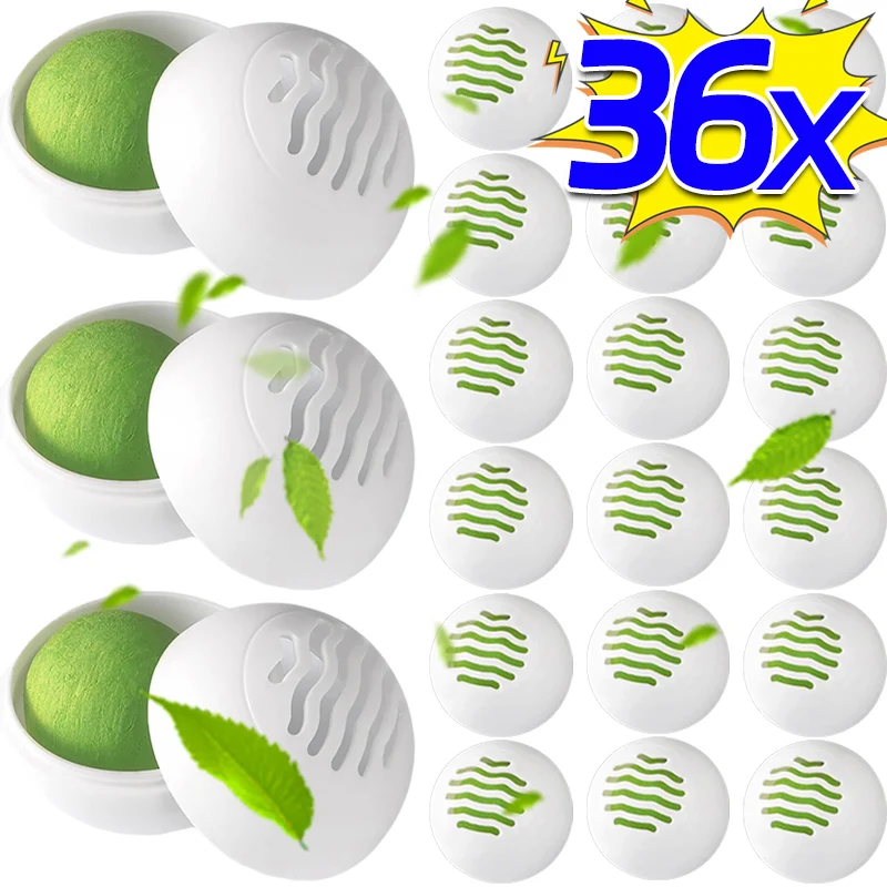 36/1PCS Shoe Deodorizer Freshener Balls For Shoes Multifunction Home Scent Fresheners Footwear Shoe Closet Toilet Deodorization