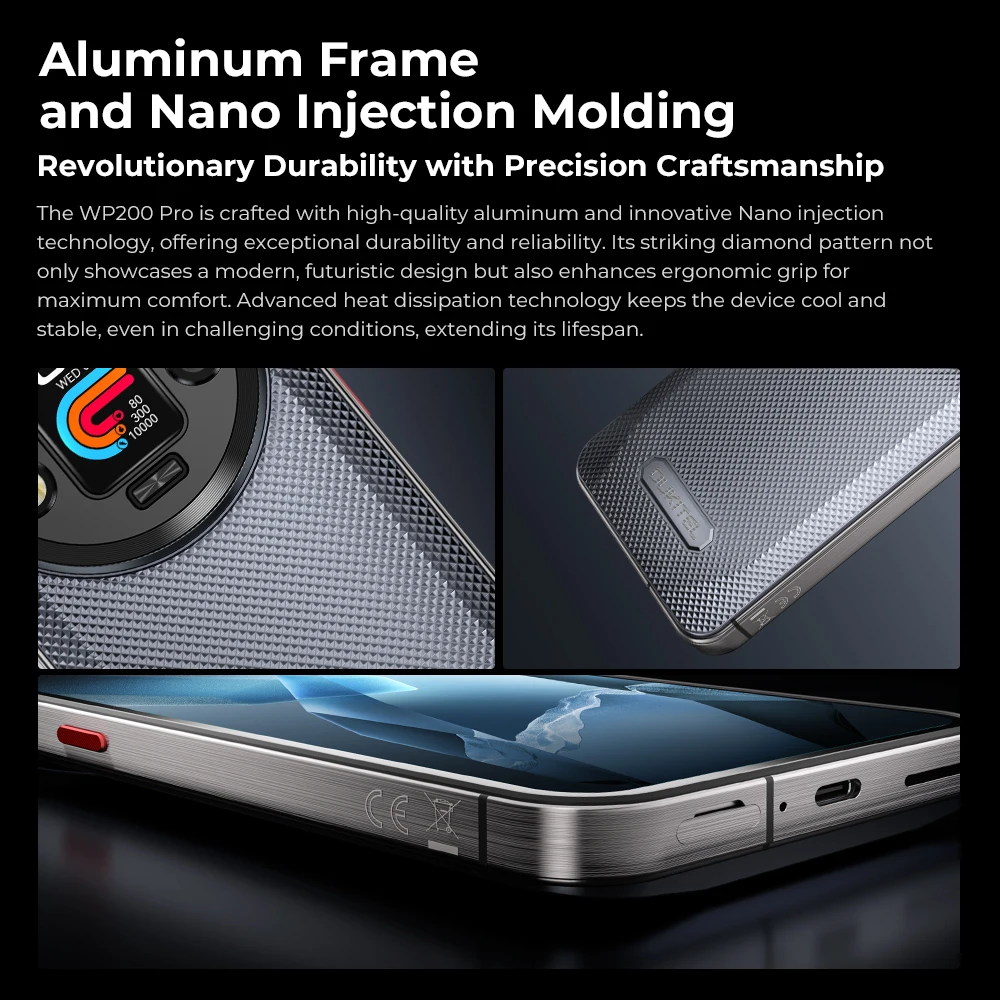 OUKITEL WP200 Pro 5G スマートフォン Amazon.com: OUKITEL WP200 Pro 5G Rugged Smartphone Unlocked