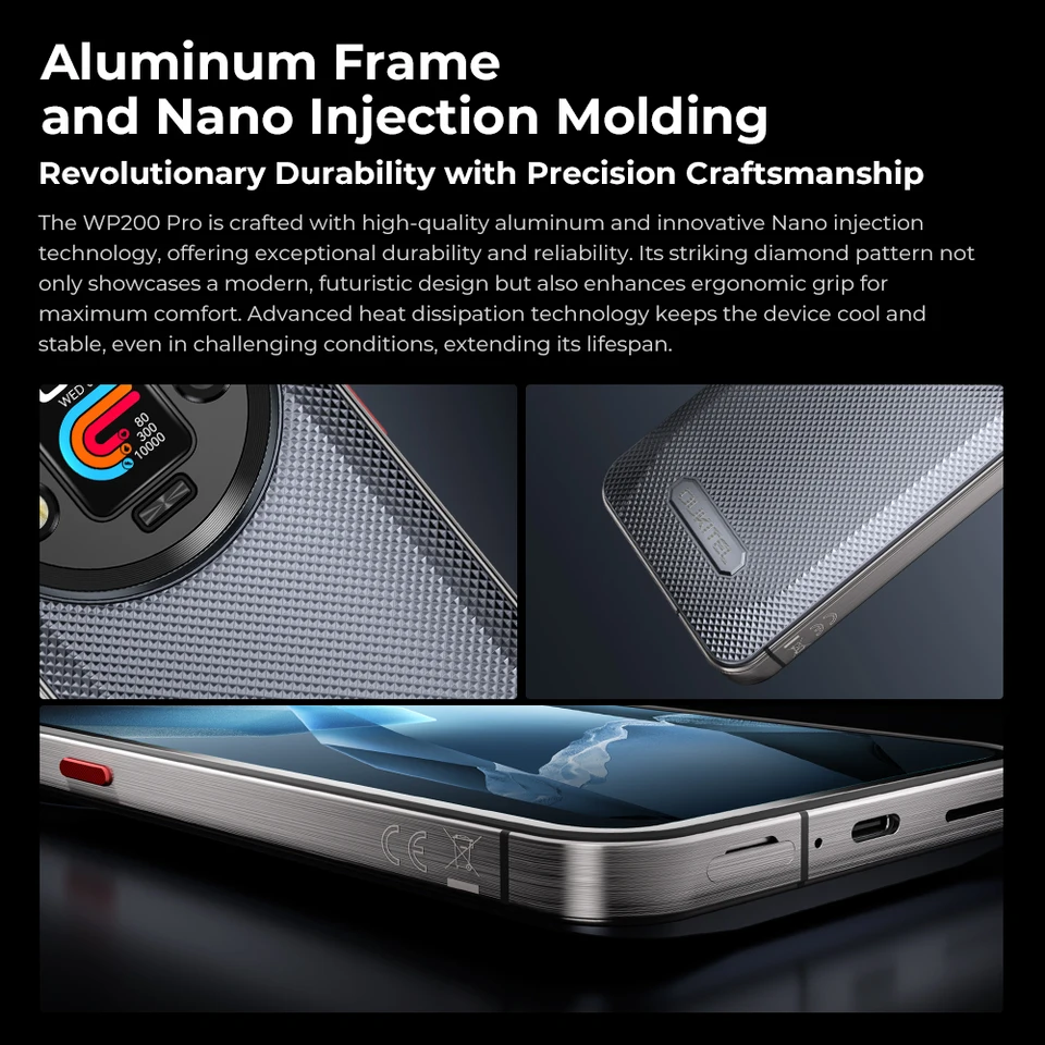 OUKITEL WP200 Pro 5G スマートフォン Amazon.com: OUKITEL WP200 Pro Android 15 Rugged Phone 5G Unlocked