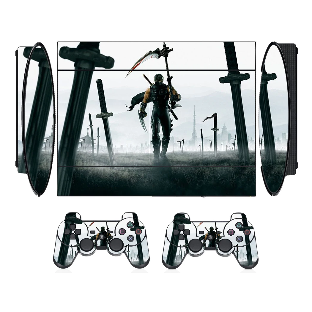 Pellicola Adesiva Per PS3 Super Slim + 2 Per Controller, Design Bombing N262Q