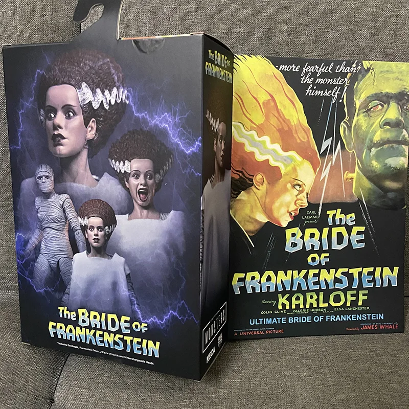 

Neca 04820 Монстр Невеста Франкенштейна экшн-фигурка карлофа Элизабет коллекционные настольные украшения цветные игрушки типа