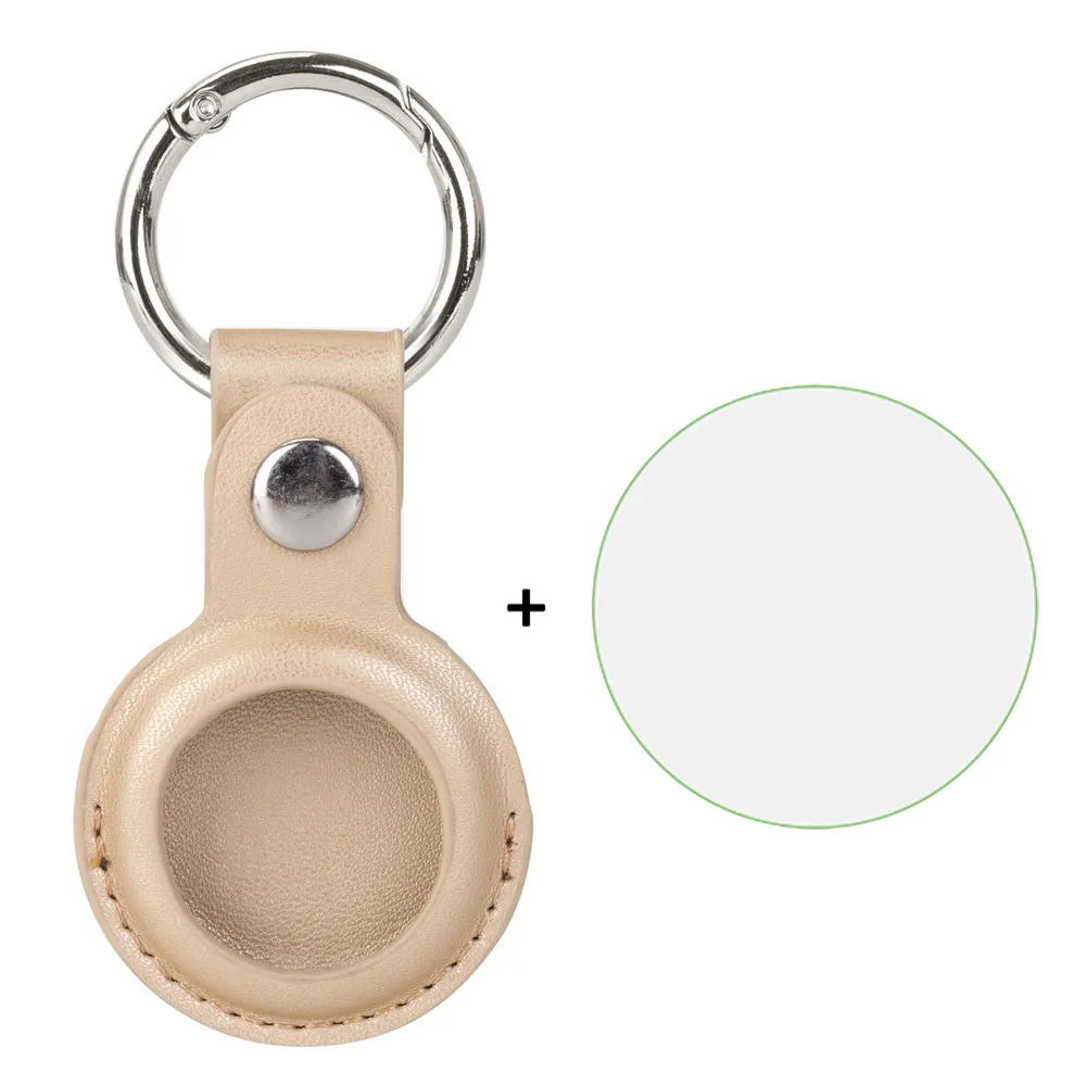 2020 new For AirTags Cover  Leather Protection Anti-Lost Protective Case For Apple Locator Tracker Cover 