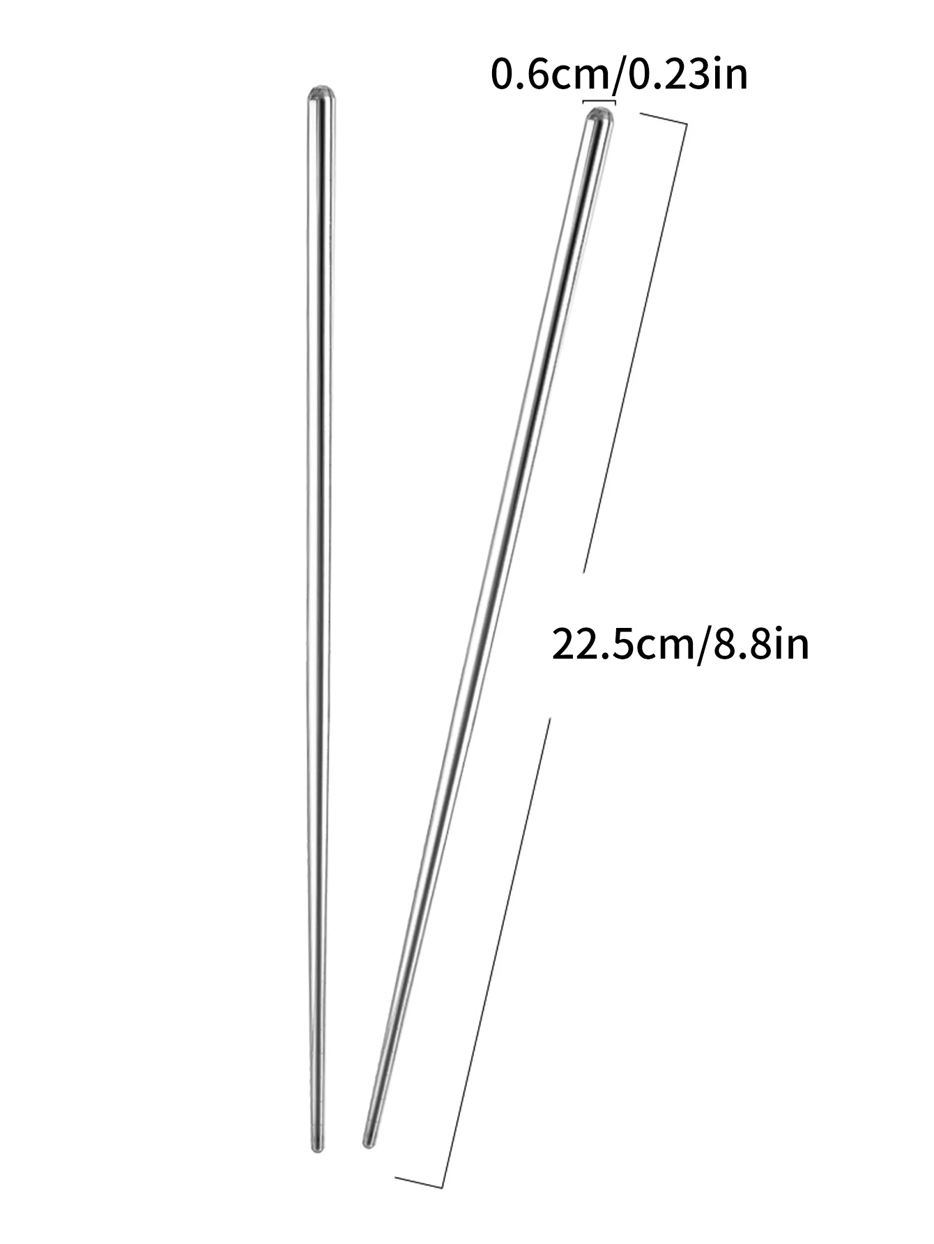 Reusable Stainless Steel Chopsticks 6