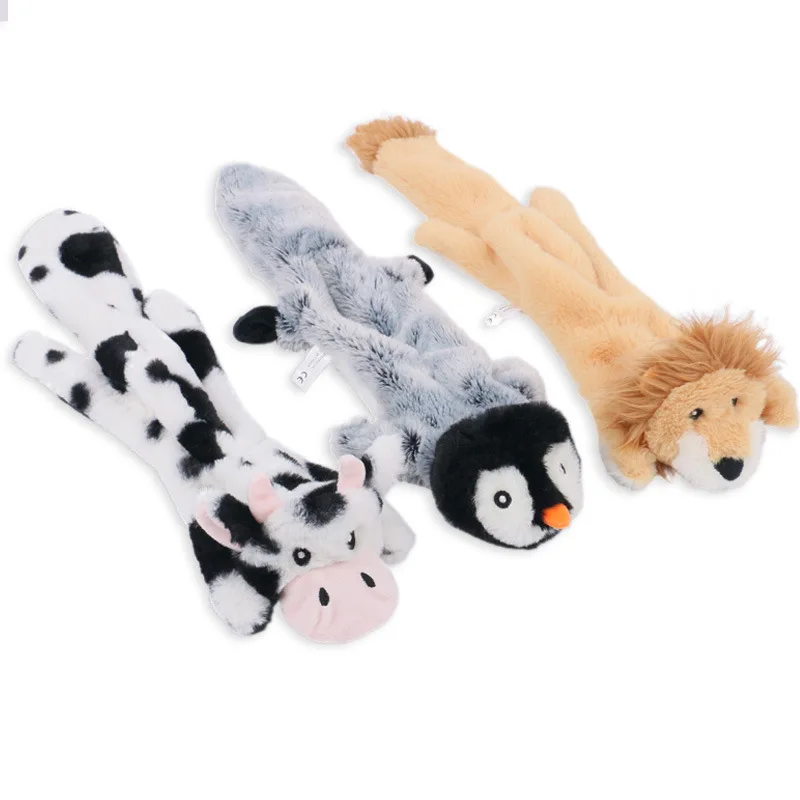

Cute Plush Toys Squeak Pet Animal Plush Toy Dog Chew Squeaky Whistling Involved Bite-Resistant Pet Supplies Dog Accessories