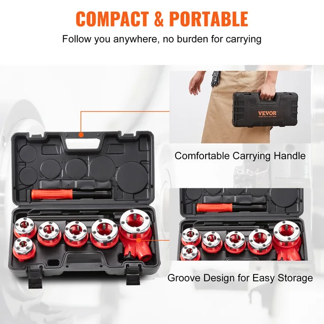 Manual Pipe Threader Set 6