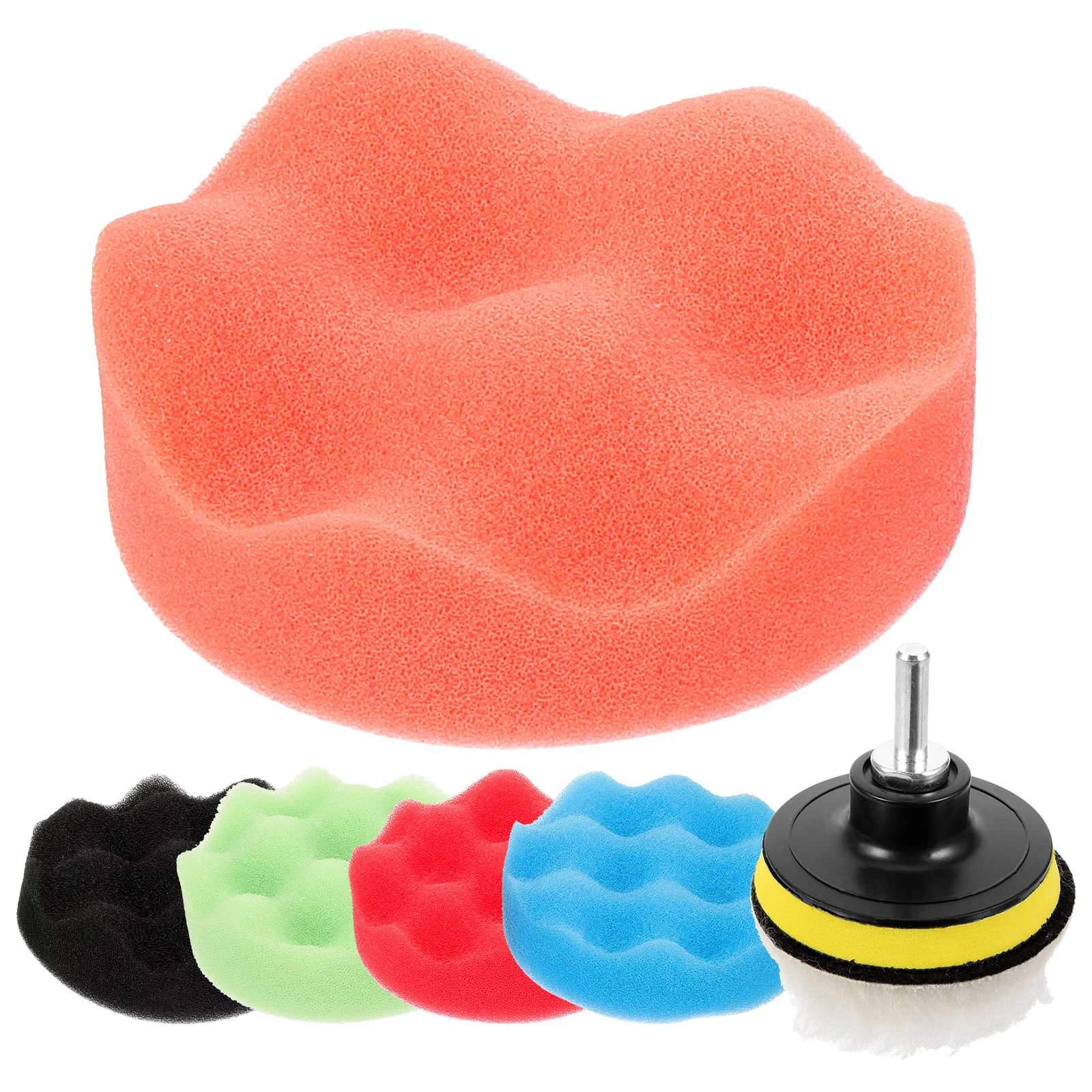 

Car Buffing Pad Kit Wheel for Boat Waxing Polisher Drill Wheels Wash Polishing Pads