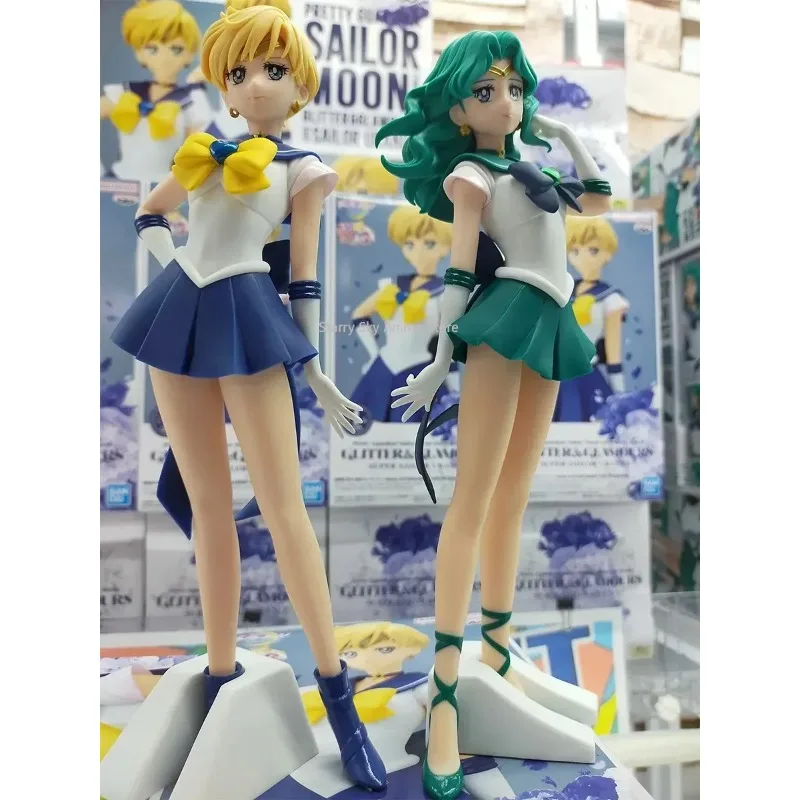 Banpresto Sailor Moon Eternal Super Sailor Neptune Figure - Glitter & Glamours Collection 9.1 Inch