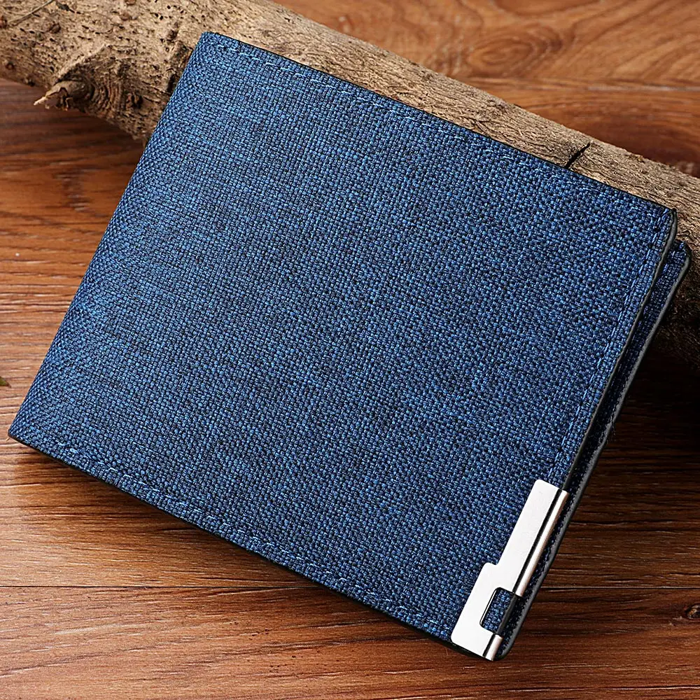 Men’s Short PU Leather Wallet Simple Solid Color Fashion Thin Money Credit Card Holder Bag Men’s Birthday Gift Best Sellers In Luggage, Bags