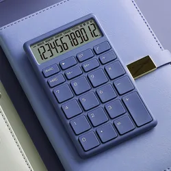 Compact Student Calculator with High Sensitivity Buttons - Portable and Simple Design (Deep sea blue)