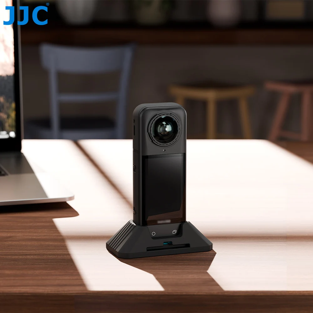 JJC Silikon rutschfeste Desktop-Halterung für Insta360 X5 X4 Kamerahalterung Ständer Basis Action-Kamera-Zubehör Anti-Rutsch-Stabilisator – Detail 9
