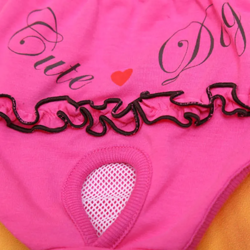 Dog Diapers Pet Diapers Dog Nappies Dog Shorts Female Dog Panties Diapers for Dogs Sanitary Physiological Pants Washable Pet Underwear Dog Clothes Chihuahua Puppy Shorts