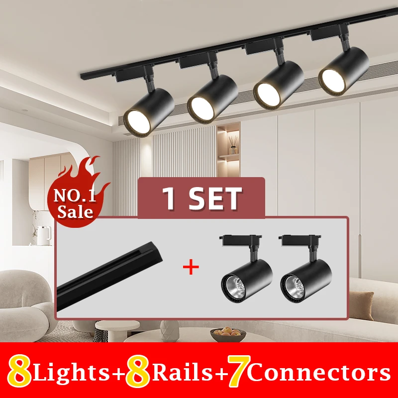 geïrriteerd raken Stun Post Modern White Spotlights | Indoor Spotlights Home | Track Lamp Spotlight - 3  Light Led - Aliexpress
