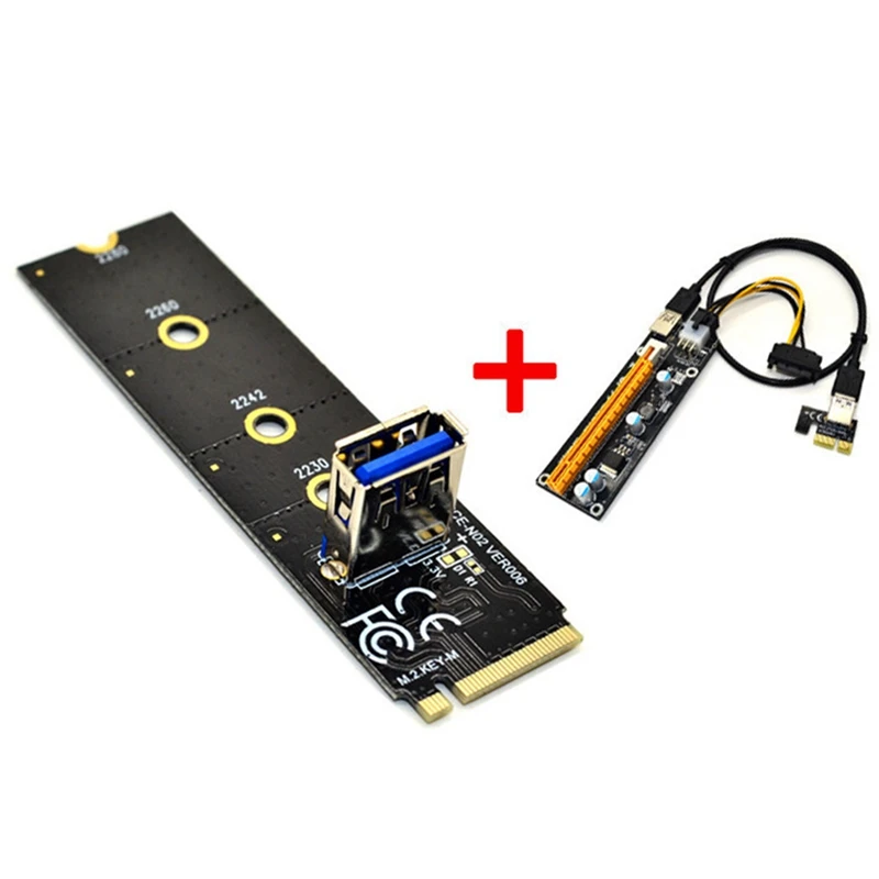 

Адаптер для PCI-E X16 NGFF со слотом, 1X на 16X 6Pin