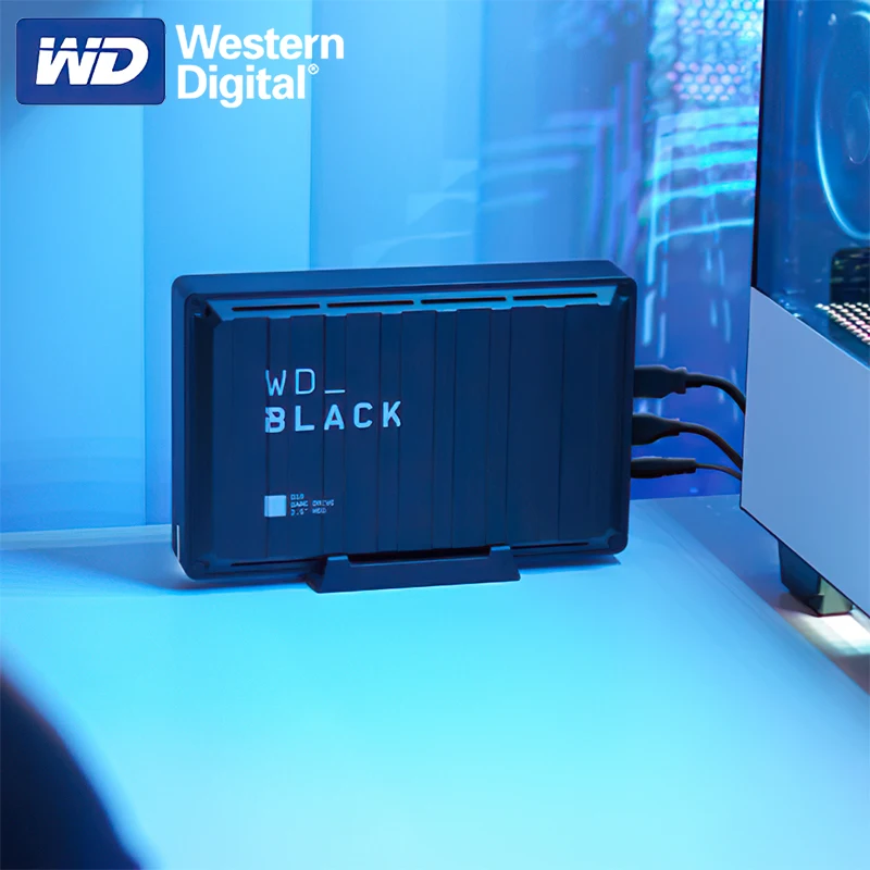   WD_BLACK 8 ׶Ʈ 12 ׶Ʈ D10  ̺ ޴  ϵ ̺ HDD, Playstation, Xbox, PC, Mac,PS4  ȣȯ 