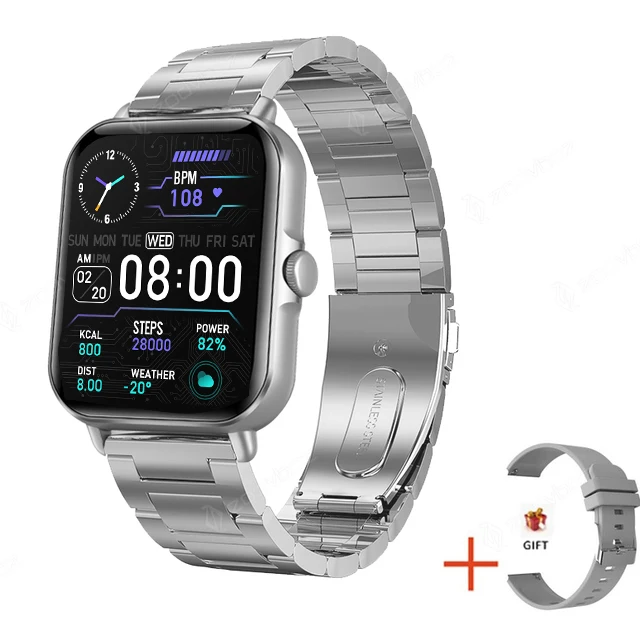 2022 New Full Touch Smart Watch Men women Fitness Watch IP67 Waterproof Bluetooth Answer Call For Android ios Men Smart Watch 