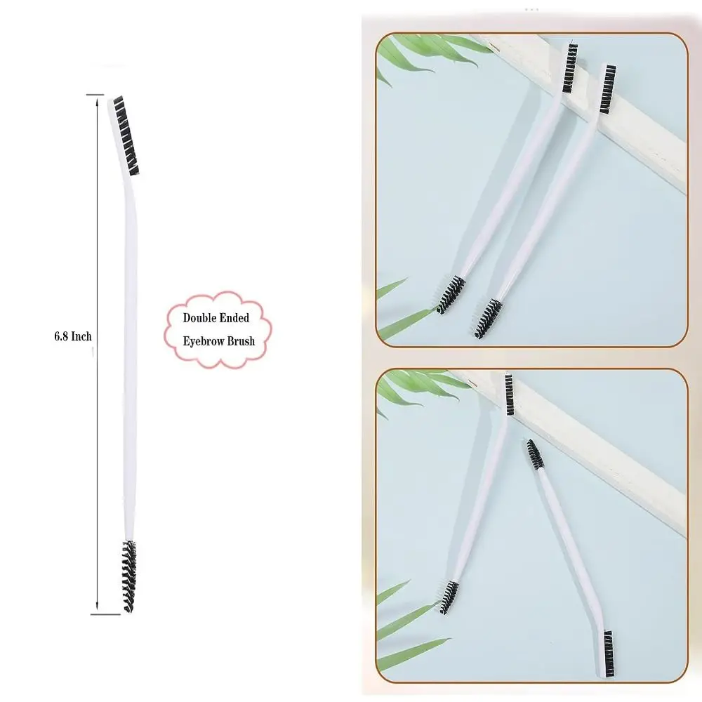 Eyebrow Brush Professional Double Washable Eyebrow Eyelash Shaper Eye Brow Brush for Grooming Brows Reusable MakeupTool makeup brush set makeup brush eyelashes brush eyelash brush makeup tool set makeup tool