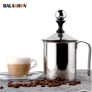 400ML Milk Frothers Maker macchina per schiuma inossidabile frullatore per crema caffè Cappuccino frusta per Mixer cucina Milkshake frusta strumento 1