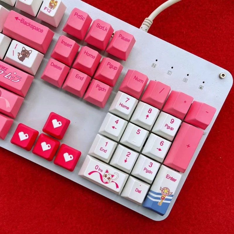 OEM Profile Keyboard Caps R4 PBT Sublimation Decoration Keycaps Personality Keycaps Cute Keycaps Computer Keycaps