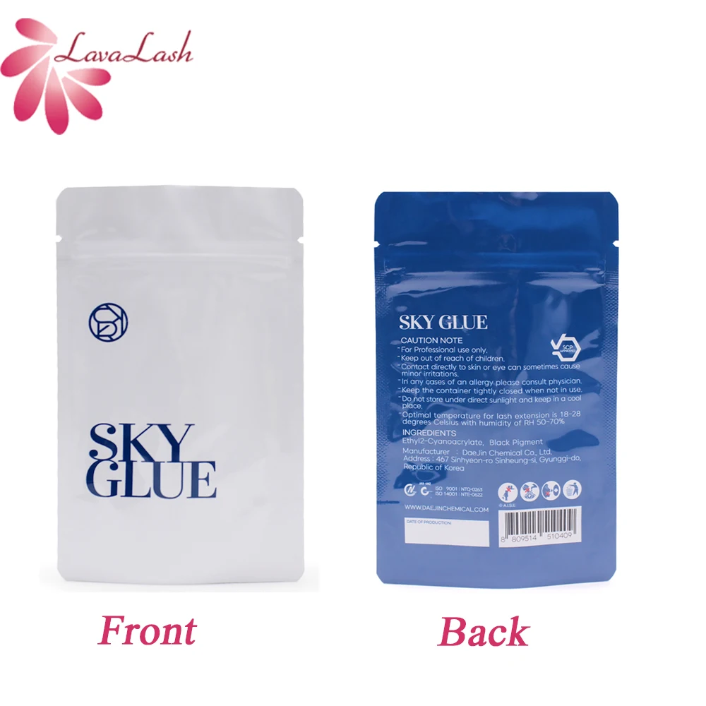 5g Original Korea Eyelash Extensions Sky Glue S+ with Red Cap 1-2 Seconds Dry Time 6-7 Weeks Fastest and Strongest  Lash Glue 5