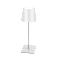 Dimmable LED Table Lamp - Wireless Rechargeable Touch Light (High version White)