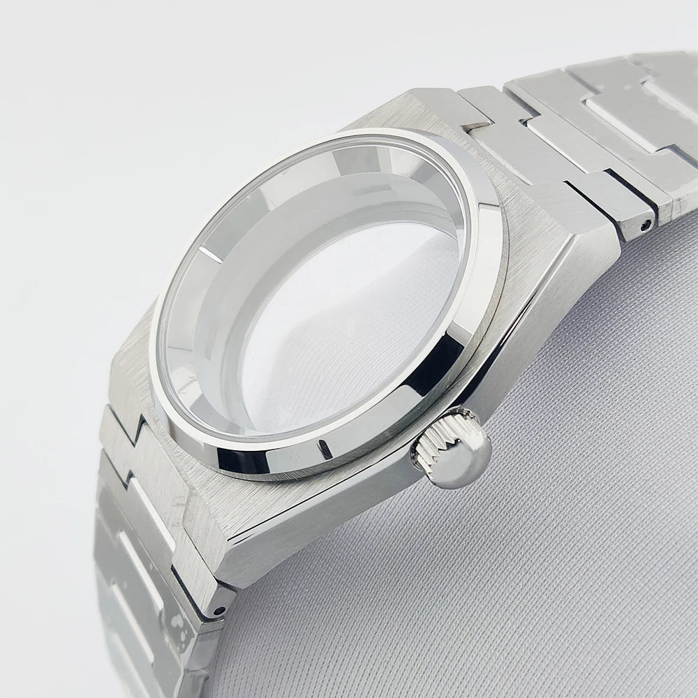 40 مللي متر ساعة حافظة nh35 حافظة الياقوت الزجاج ا...