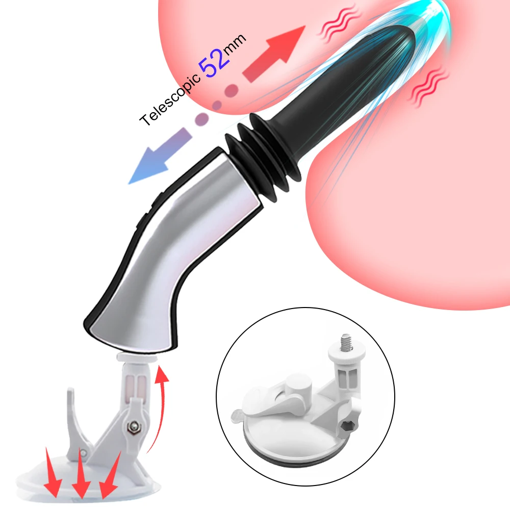 Female Automatic Retractable Dildo Masturbator G-spot Vagina Anal Insertion Penis Adult Female Sex Toys - Vibrators picture