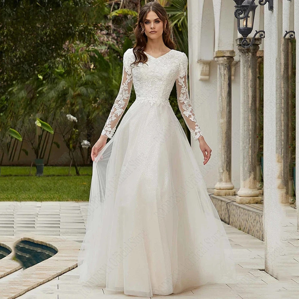 FascinatingElegantLongSleevesSexyMermaidLaceFluffyMoppingFloor