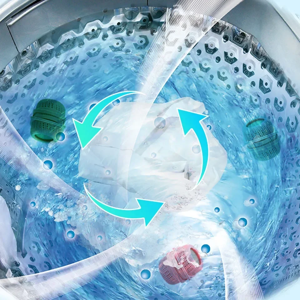 Washing Machine Laundry Ball Liquid Storage Cleaning Softener Essential