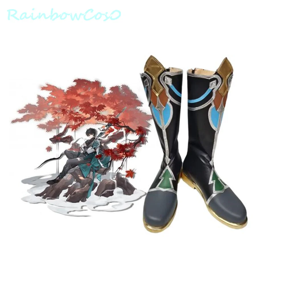 Honkai Impact Star Rail Cosplay Chaussures Bottes, Jeu, Anime, Halloween, Noël, Arc-en-ciel Cos0, Dan Heng, DanHeng, W3338